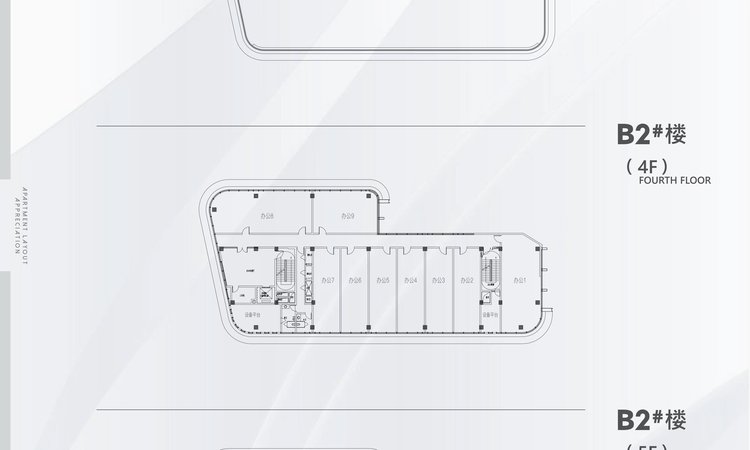 华发西北湖中心楼层平面图