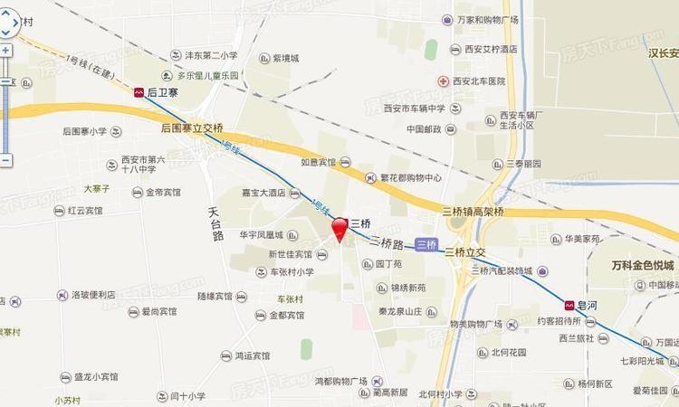 沣景国际交通图