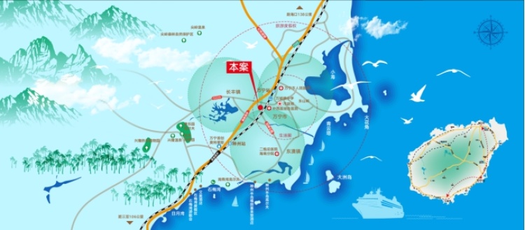 滨湖尚城交通图
