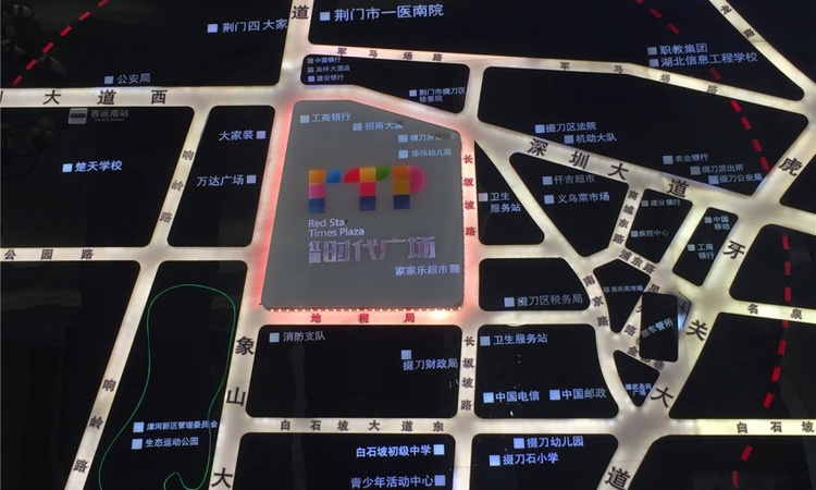 红星时代广场交通图