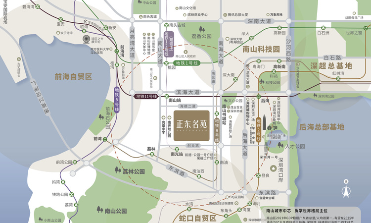 正东名苑交通图