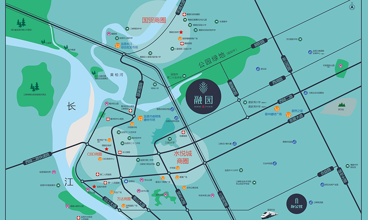 融创宏泰·融园交通图