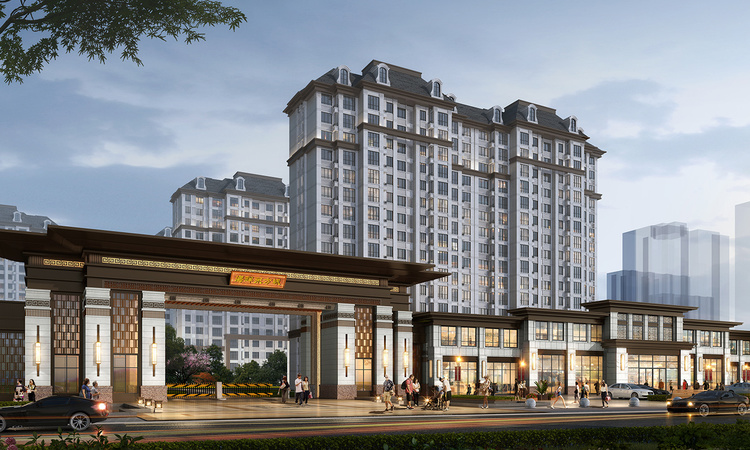 海畔东方城效果图