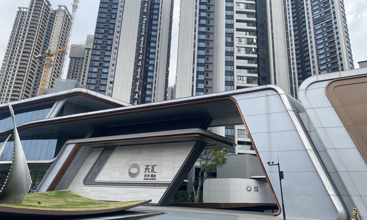 保利翔龙天汇施工进度图