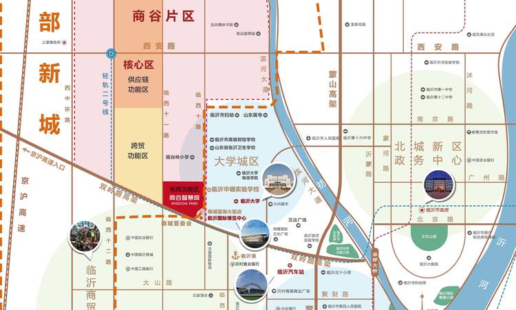 商谷智慧产业园交通图