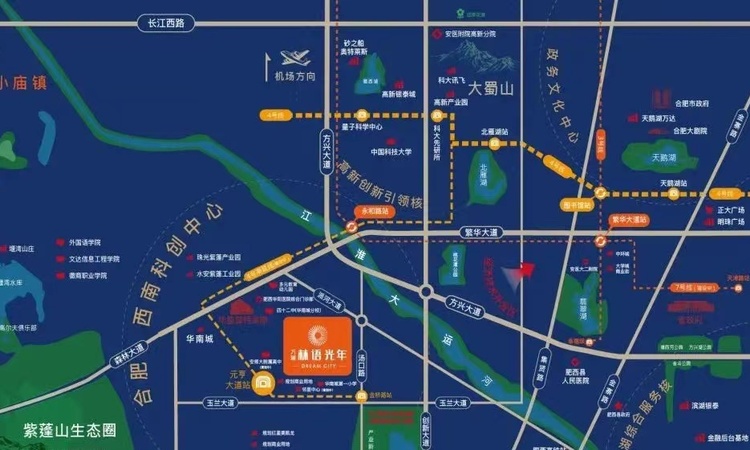 万瑞林语光年交通图