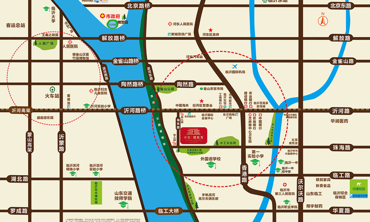 中实·悦东方交通图