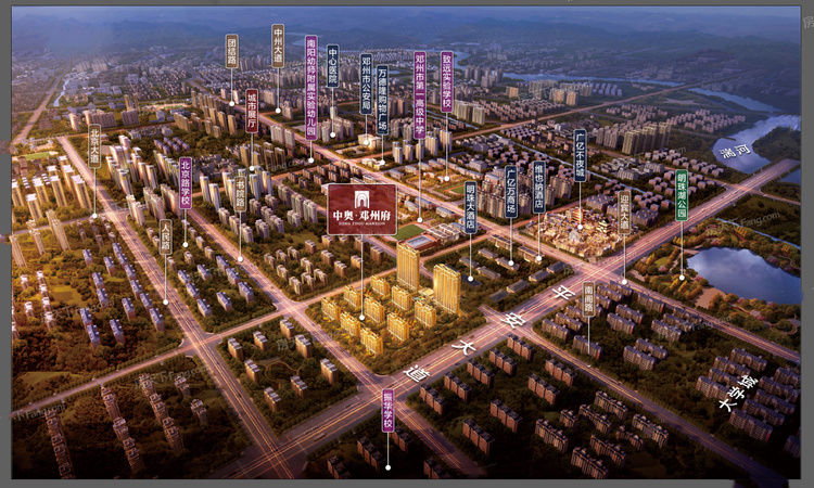 中奥邓州府效果图
