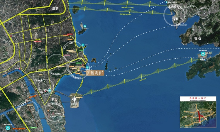 万科瑧湾府交通图