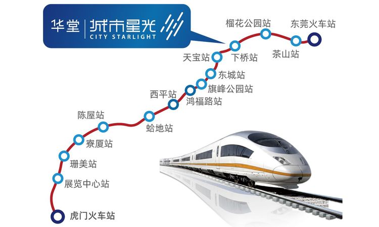 华堂城市星光交通图