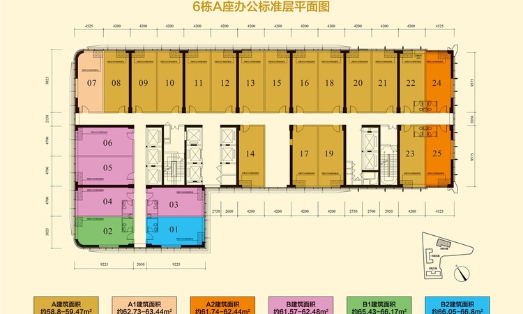 龙光玖龙台楼层平面图