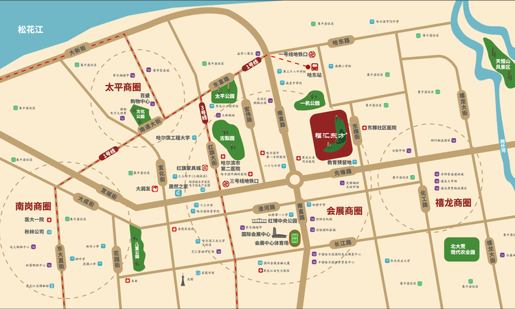 福汇东方交通图