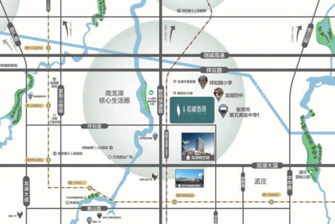 金地和樾春晓交通图