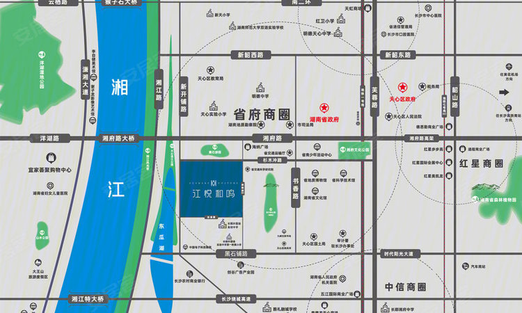 梦想越秀·江悦和鸣实景图
