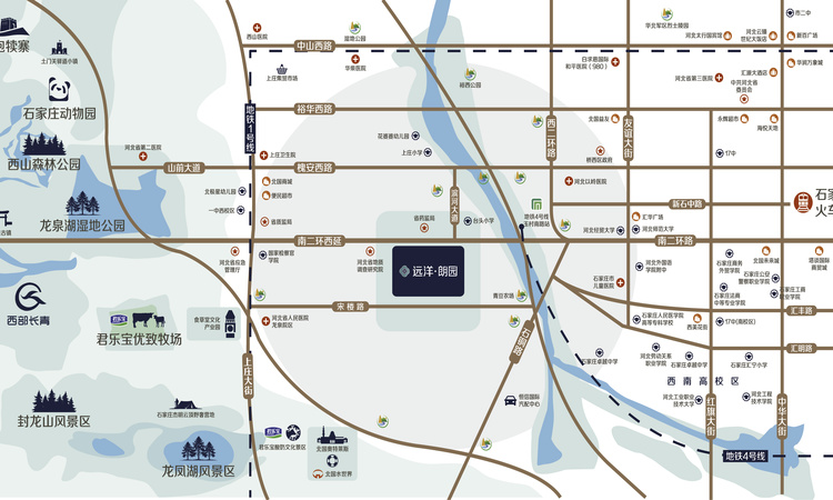 远洋·朗园交通图