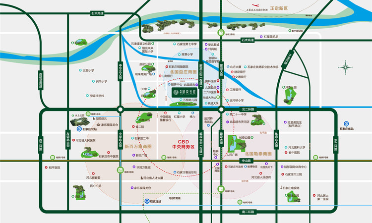 奥园城央云庭交通图