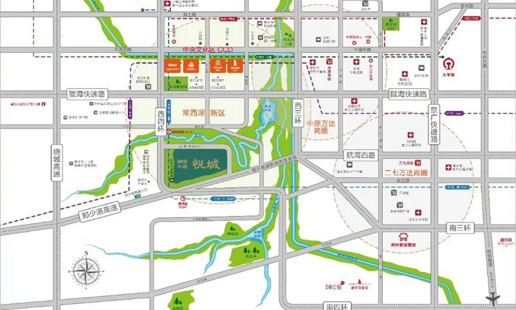 融侨悦城交通图