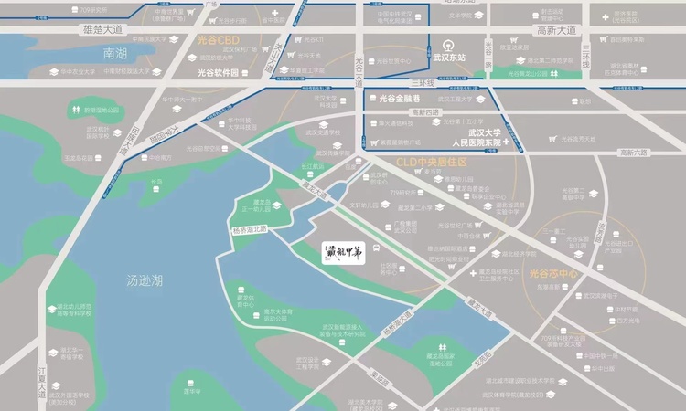 美联藏龙甲第交通图