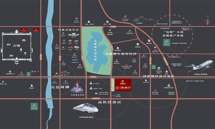 御东观澜湾交通图
