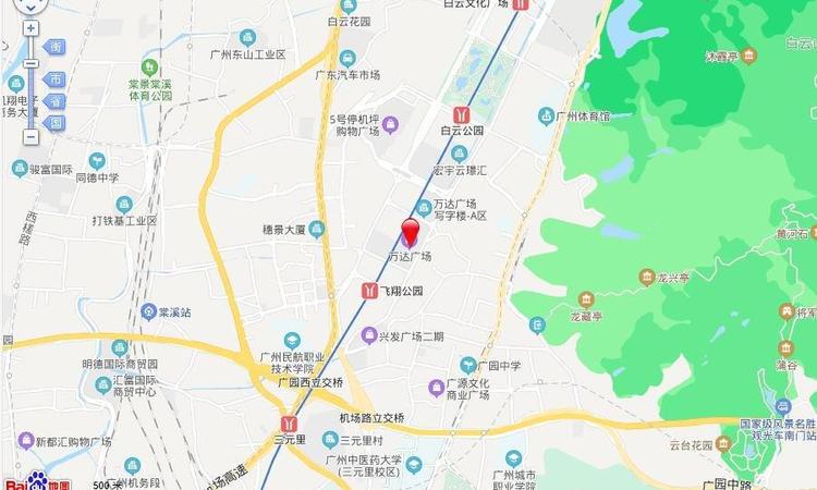白云之窗交通图