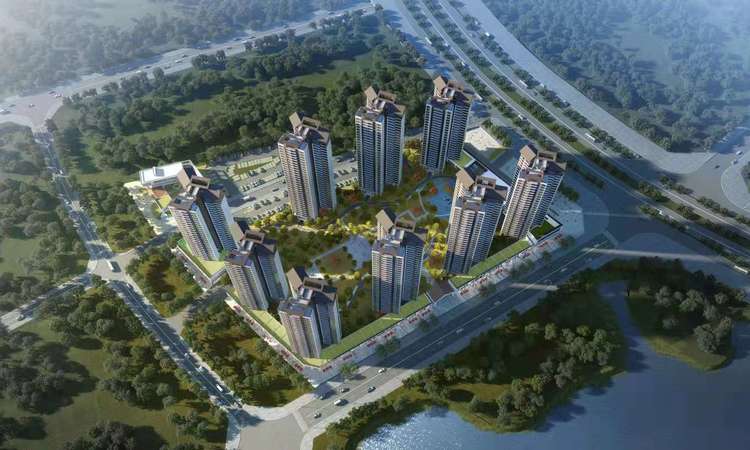 江湾湖光印效果图