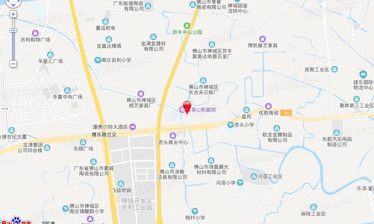 德信禹洲·曦悦交通图