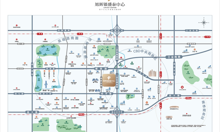 旭辉银盛泰中心交通图