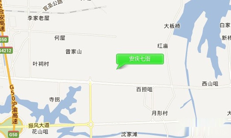 安庆七街交通图