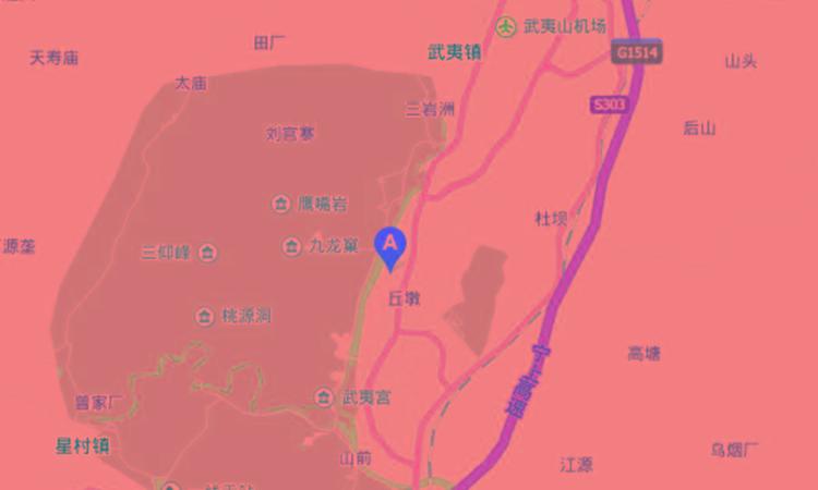 武夷印象交通图