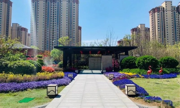 新乡建业春天里实景图