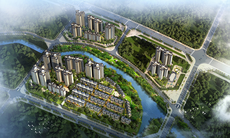 合景泰富映月台效果图