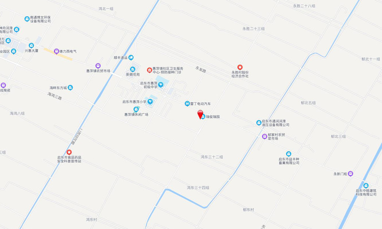 启东·瑞俊瑞园交通图