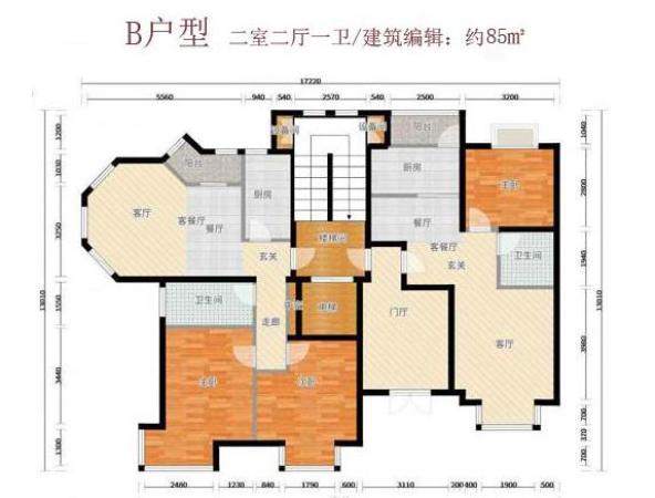 禾旭星泽苑楼层平面图