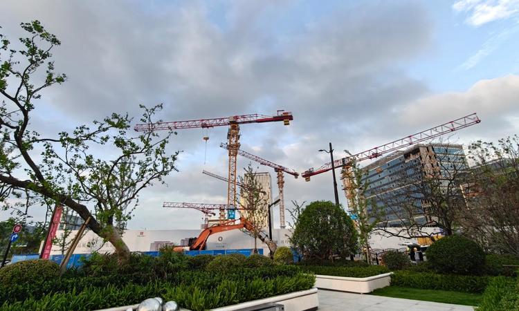 中环铂樾施工进度图