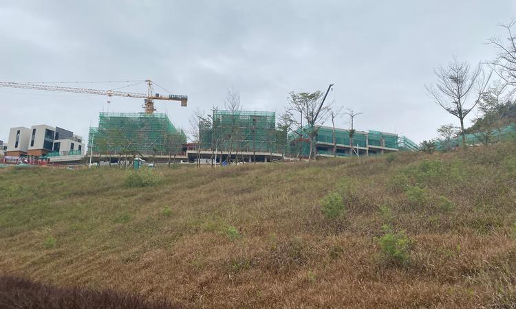 中国铁建·观山云邸施工进度图