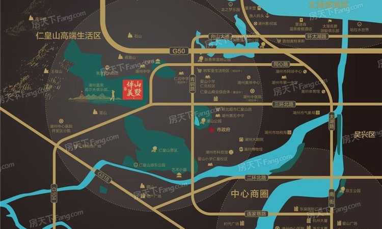 伴山美墅交通图
