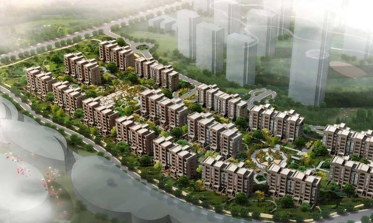 辽河左岸效果图