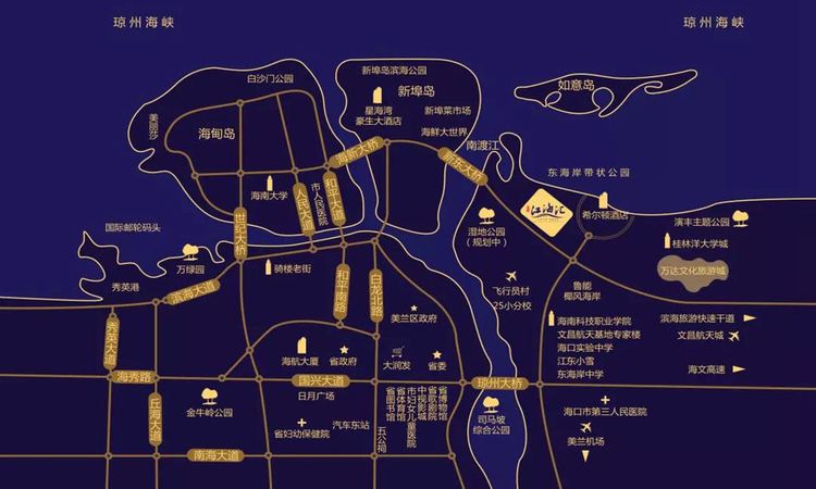 汇元江海汇交通图