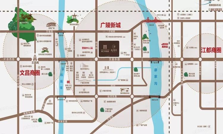 华建·天月名苑交通图