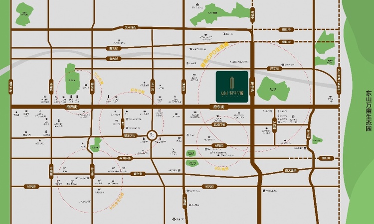 荔园悦享星醍交通图