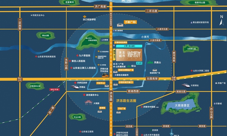 未来城市丨协宸熙岸交通图
