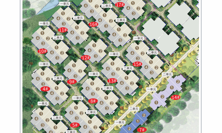 融信瑞和·悦湖楼层平面图