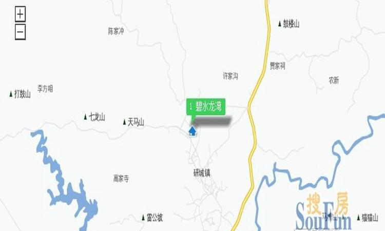 碧水龙湾交通图
