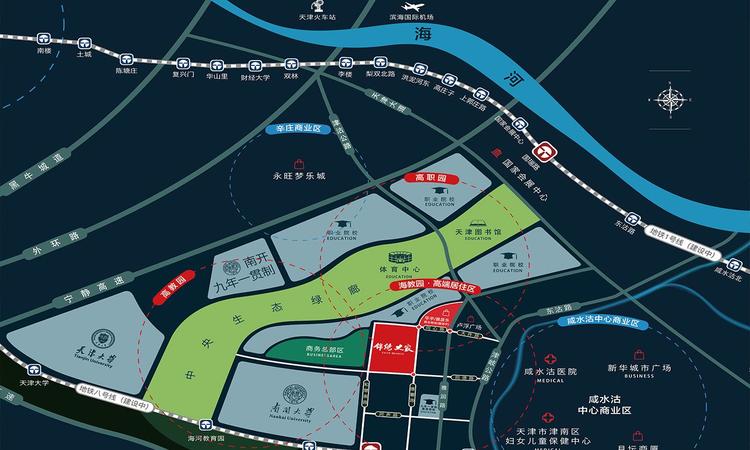 锦绣大家交通图