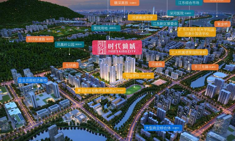 时代倾城周边配套图