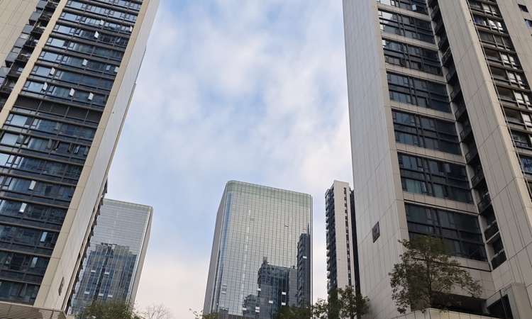 中粮大悦城·铂悦施工进度图