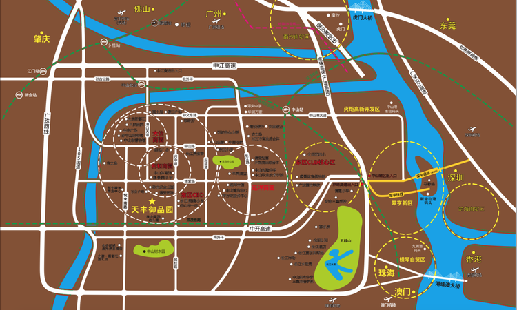 天丰御品交通图