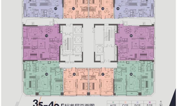 大中华环球金融中心楼层平面图