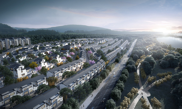 玉泰·翠堤春晓效果图