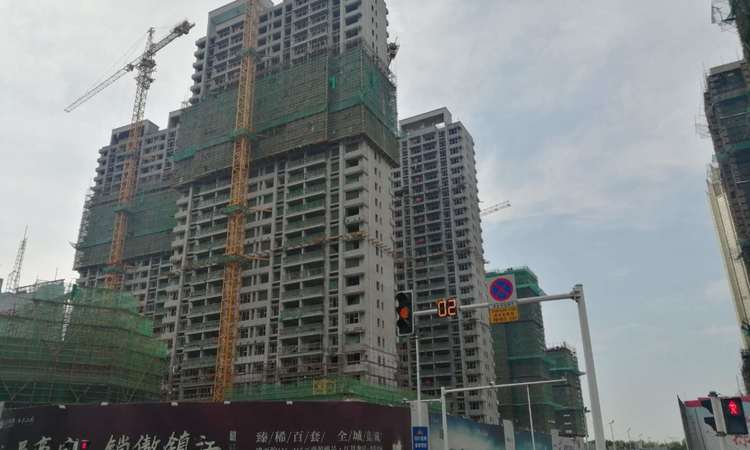 富力天禧院施工进度图